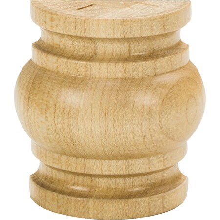 Hardware Resources Hard Maple, 3" H, 2-3/4" W, Unfinished SPLICE2HMP